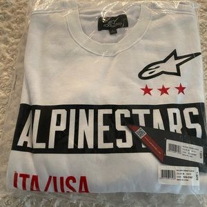 Alpinestars Motorcycle Fleece Sweat Shirt  -  Size Large